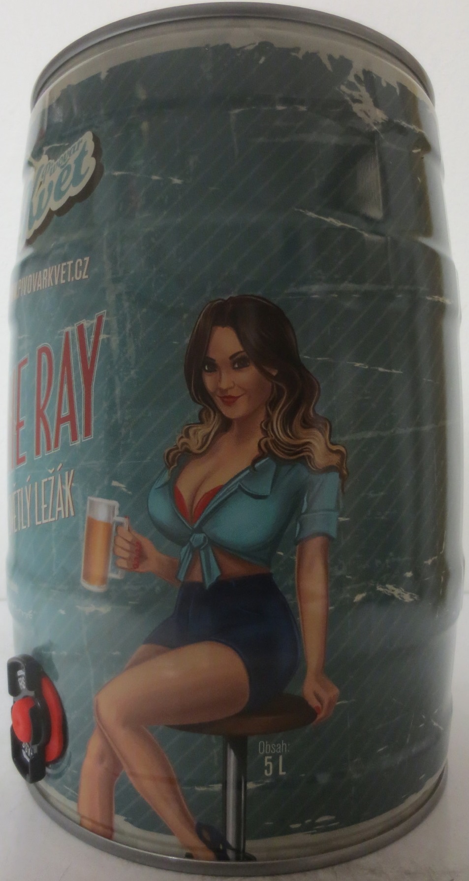 Pivovar Květ WWW.PIVOVARKVET.CZ ANNIE RAY 11° SVĚTLÝ LEŽÁK (5L) č.1 