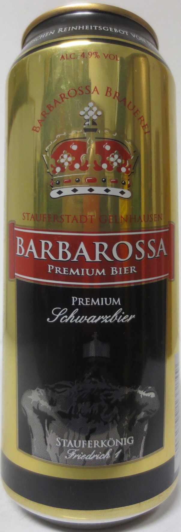 BARBAROSSA PREMIUM BIER PREMIUM Schwarzbier (50cl) Nr.1 