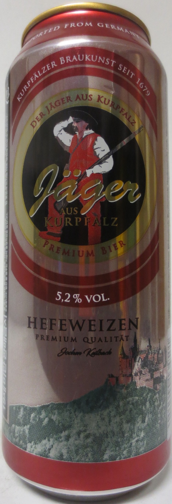 Jäger PREMIUM BIER HEFEWEIZEN (50cl) Nr.1 