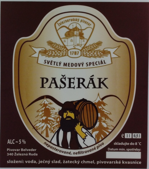 PAŠERÁK SVĚTLÝ MEDOVÝ SPECIÁL (Železná Ruda) (S)