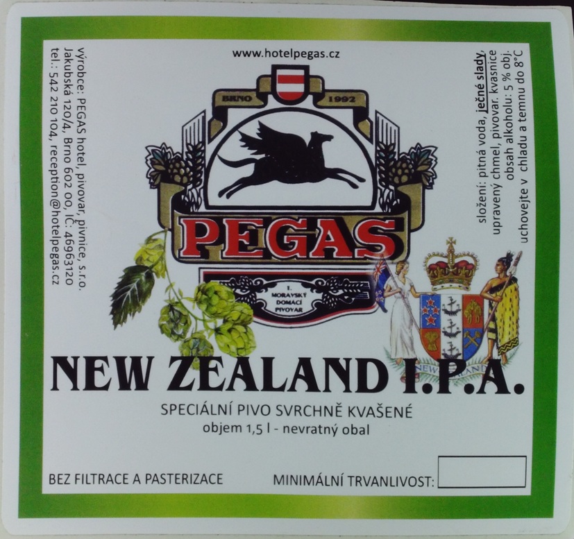PEGAS NEW ZEALAND I.P.A. (1,5L) (Pegas-Brno) (S)
