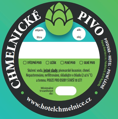 CHMELNICKÉ PIVO www.hotelchmelnice.cz SVRCHNĚ KVAŠENÉ(Napajedla) (S) (zelená)