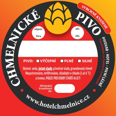 CHMELNICKÉ PIVO www.hotelchmelnice.cz SVRCHNĚ KVAŠENÉ (Naapajedla) (S) (oranžová)