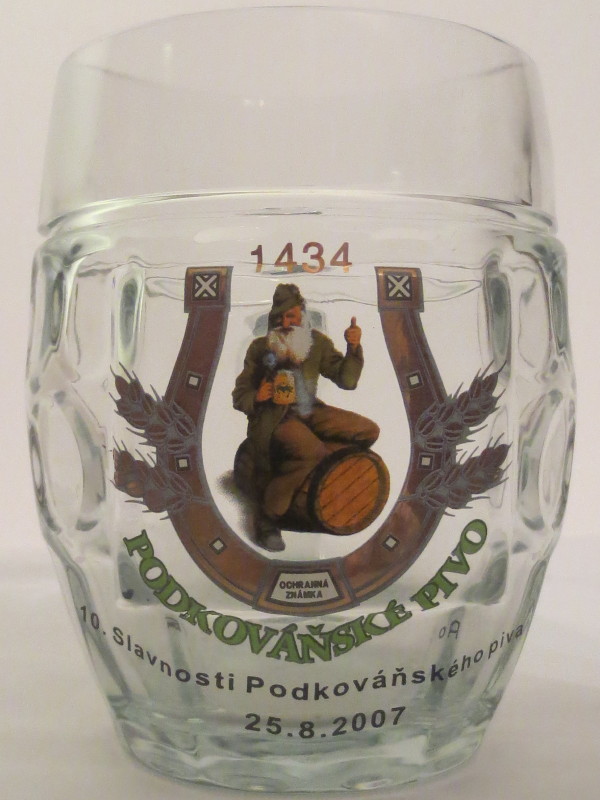PODKOVÁŇSKÉ PIVO 10. Slavnosti Podkováňského piva 25.8.2007 (0,5L)