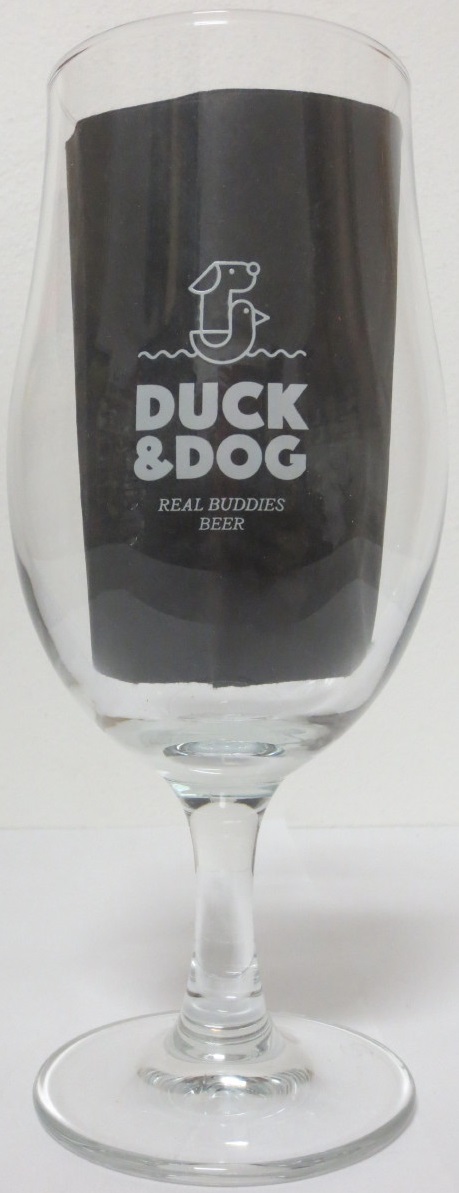 DUCK & DOG REAL BUDDIES BEER (0,5L) stopka bílá