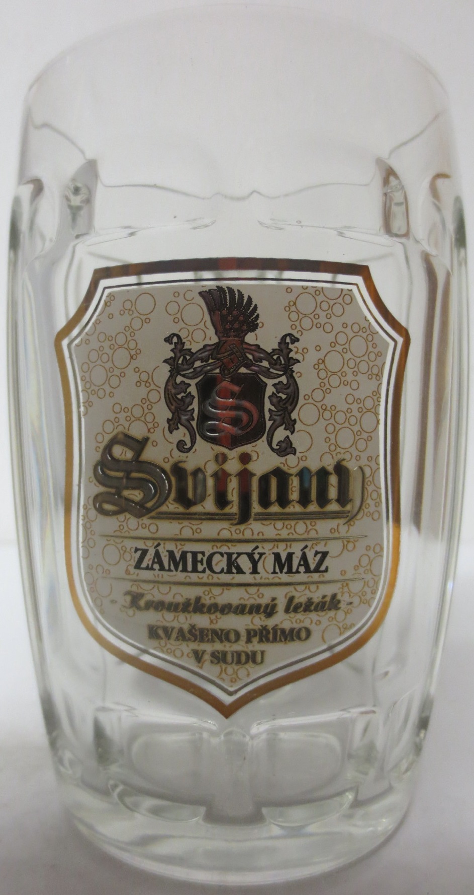 Svijany ZÁMECKÝ MÁZ Kroužkovaný ležák KVAŠENO PŘÍMO V SUDU (0,5L) Moravia Seidel č.3 