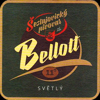 Šestajovický pivovar Bellott 11° SVĚTLÝ (PTMP-Č-a)