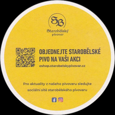 Starobělský pivovar OBJEDNEJTE STAROBĚLSKÉ PIVO N VAŠI AKCI (facebook) (PTMP-K-ab)