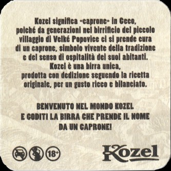 VELKOPOPOVICKÝ Kozel BENVENUTO NEL MONDO KOZEL (PTEX-Č-ab)