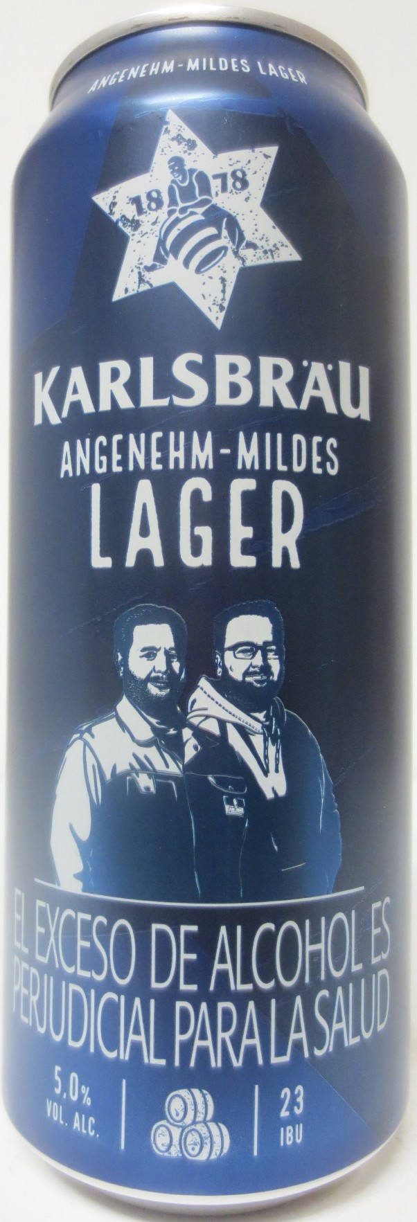 KARLSBRÄU ANGENEHM-MILDES LAGER (50cl) Nr.1
