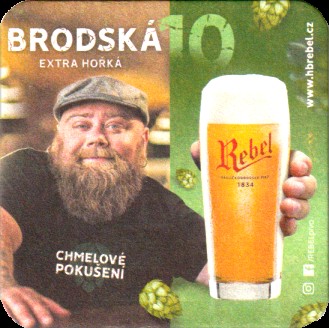 Rebel HAVLÍČKOBRODSKÉ PIVO 1834 BRODSKÁ HOŘKÁ 10 (PTVP-Č-ab) 