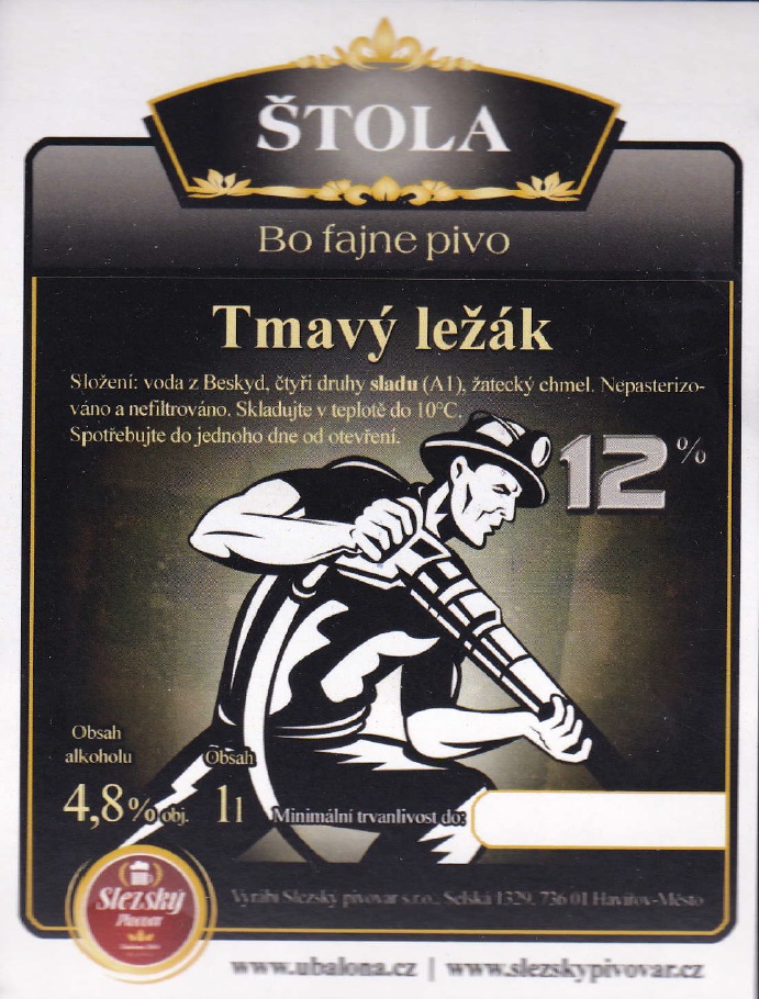 ŠTOLA Tmavý ležák 12% (1L) (S)