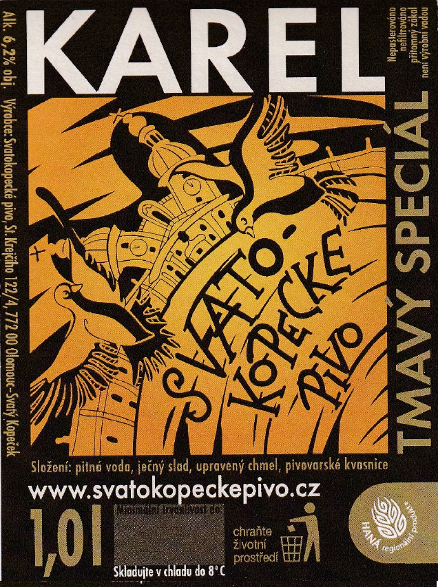 SVATO-KOPECKÉ PIVO KAREL TMAVÝ SPECIÁL (1,0L) (Olomouc Svatokopecký) (S) č.2