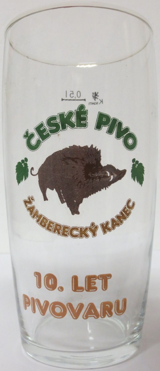 ČESKÉ PIVO ŽAMBERECKÝ KANEC 10.LET PIVOVARU (0,5L) Willi