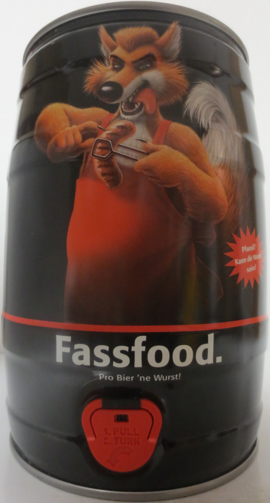 Füchschen Alt Fassfood. Pro Bier ´ne Wurst! (5L) Nr.1 
