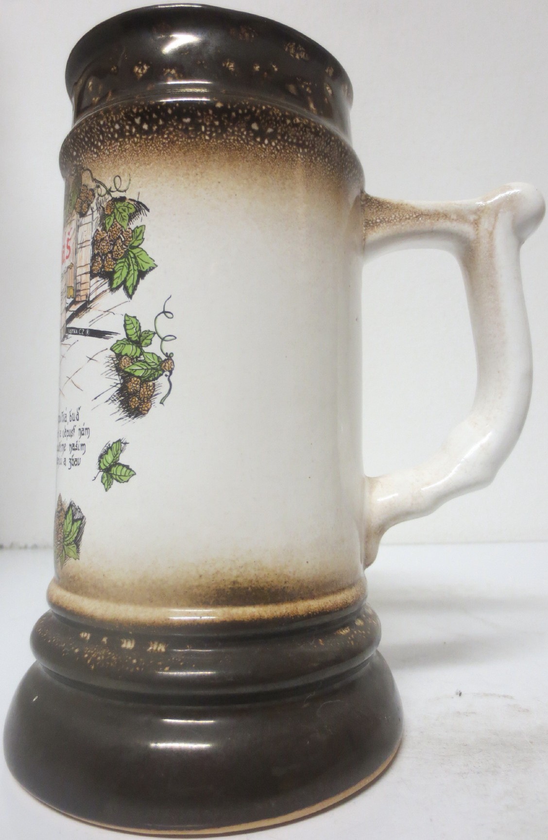 Pivní otčenáš (0,5L) Keramický korbel 