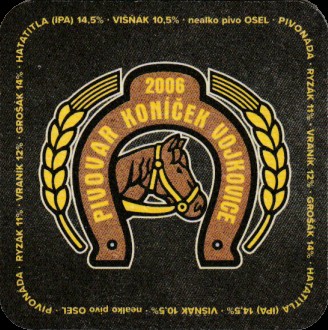 PIVOVAR KONÍČEK VOJKOVICE Prudce pitelné nepasterizované řemeslný pivovar (PTMP-Č-ab)