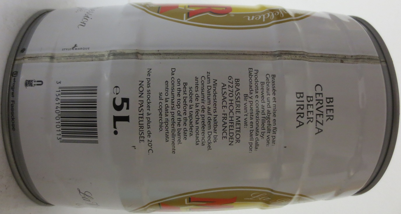 METEOR PRESSION BIERE D´ALSACE PILS (5L) Nr.1