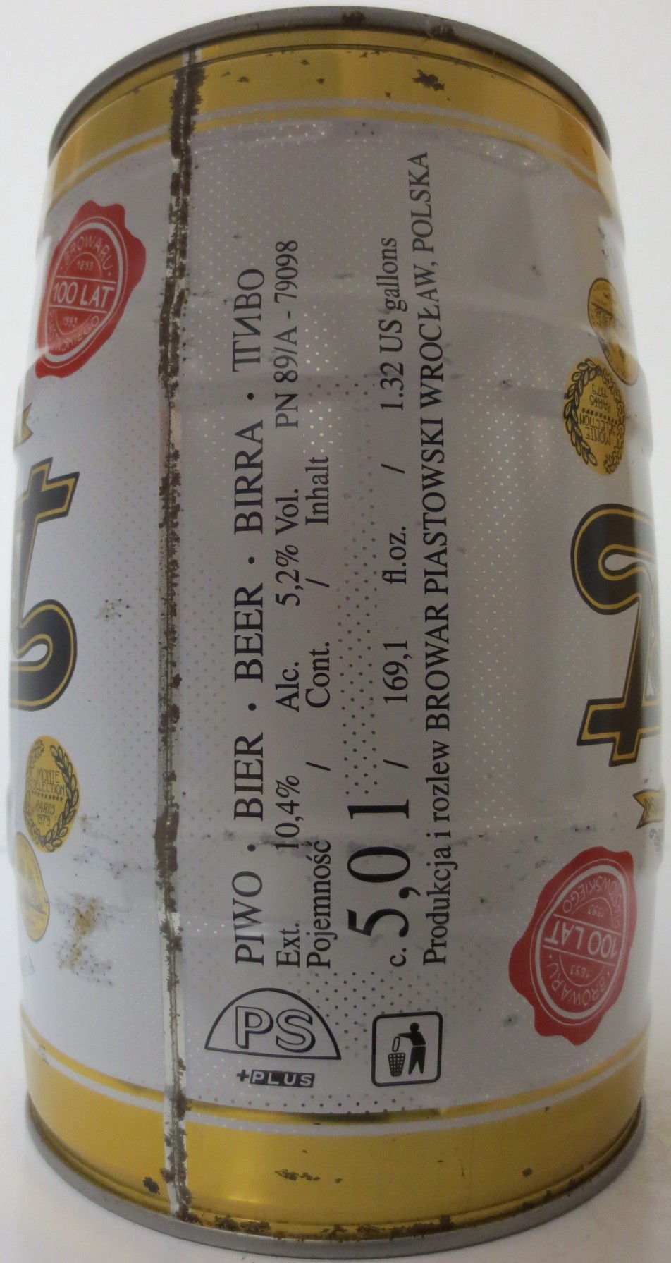 Piast Pils LUXUS BEER (5L) Nr.1 