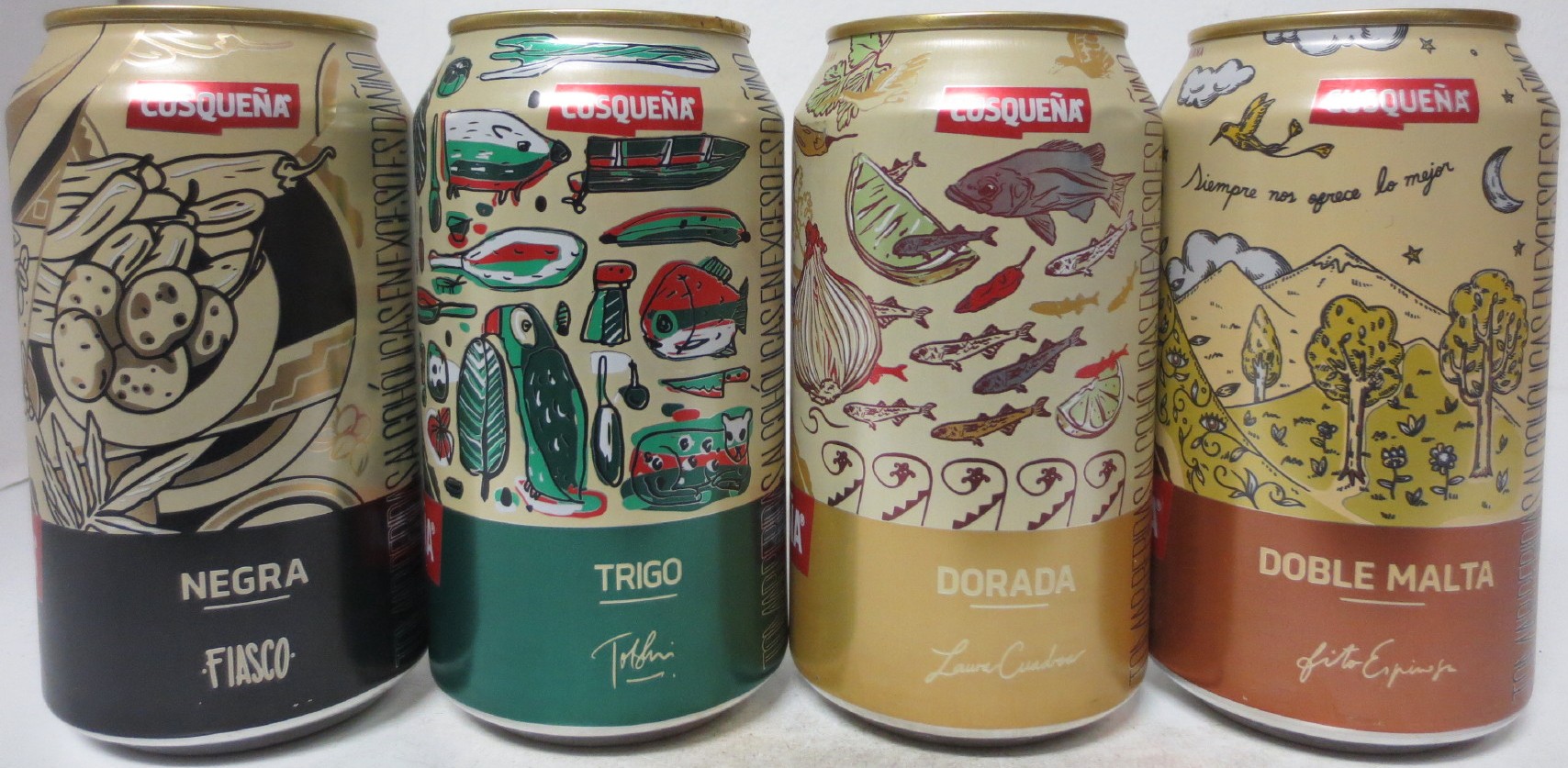 CUSQUEŇA set 4 cans from PERU (35,5cl) (B/O)