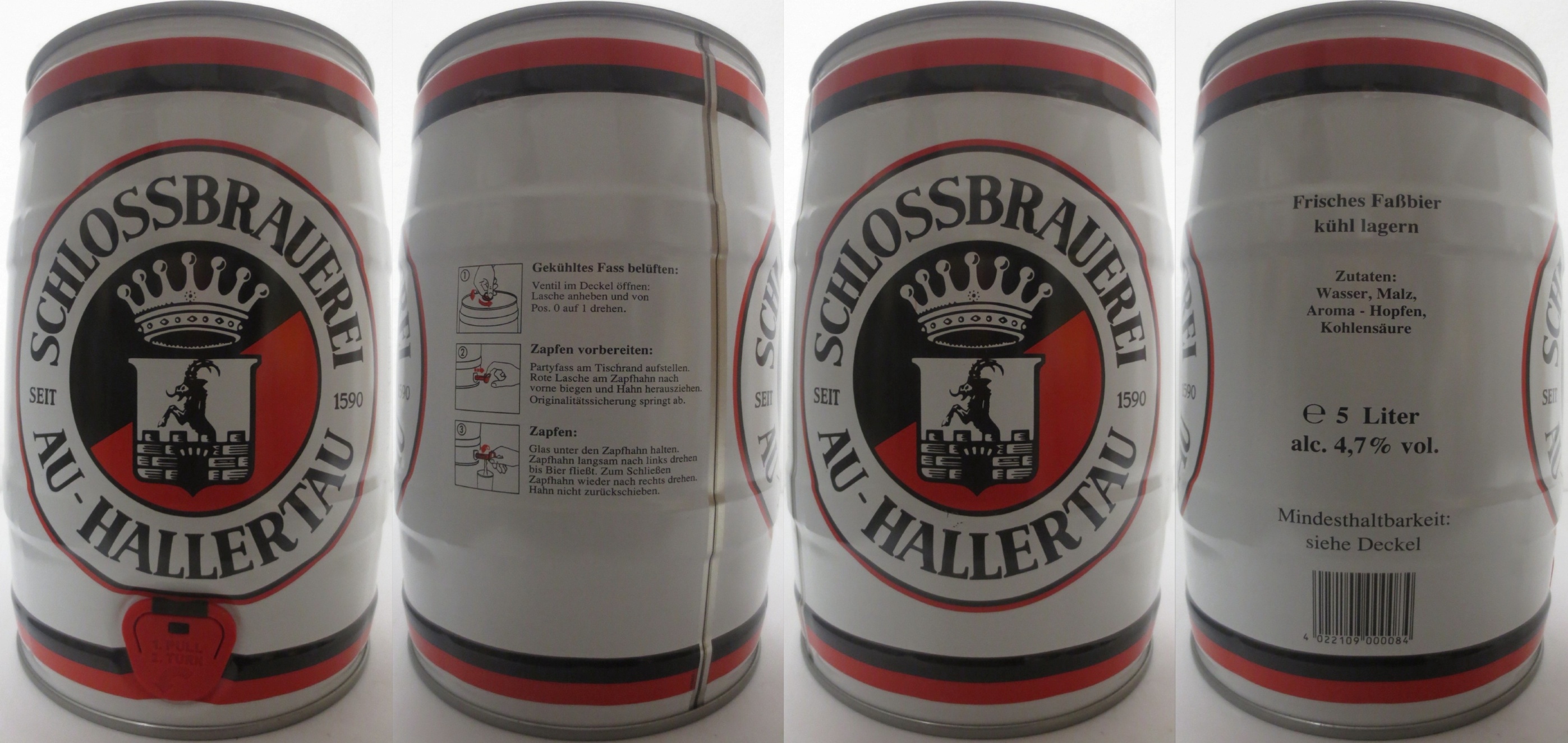 SCHLOSSBRAUEREI AU-HALLERTAU SEIT 1590 (5L) Nr.1