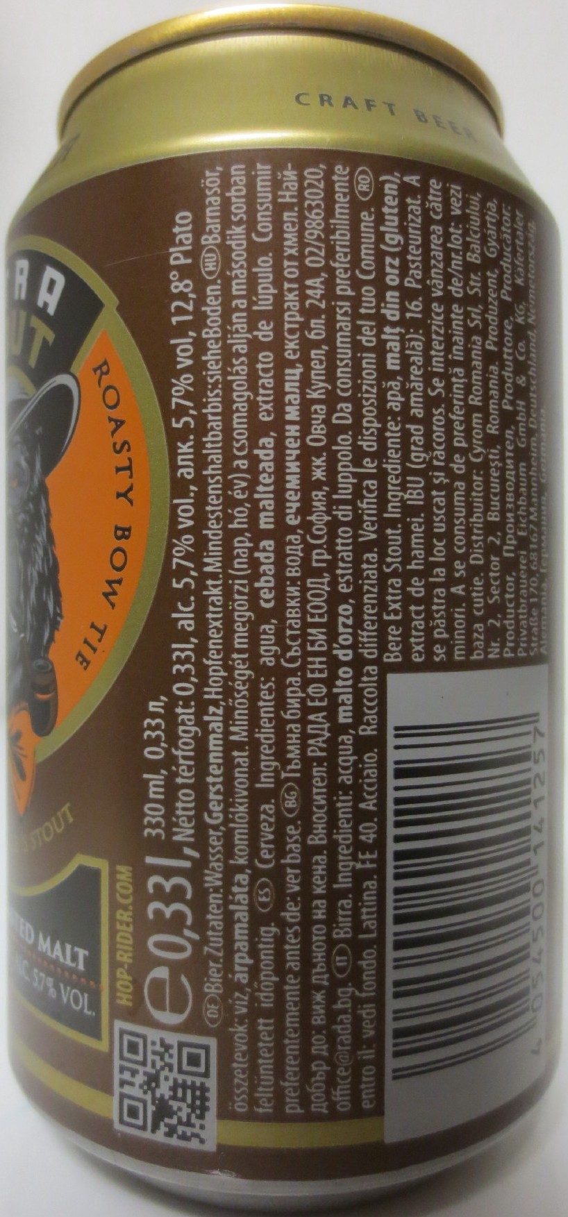 HP RIDER EXTRA STOUT (33cl) Nr.1 