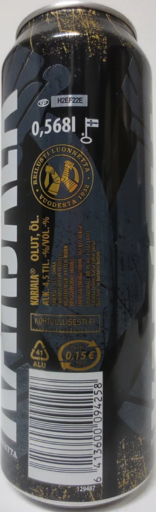 KARJALA (56,8cl) (B/O) 