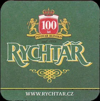 RYCHTÁŘ 100 let SPRÁVCE POCTIVÉHO PIVA WWW.RYCHTAR.CZ (pytel chmele) (PTVP-Č-ab)