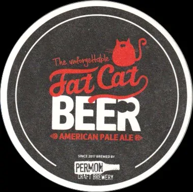Fat Cat BEER AMERICAN PALE ALE PERMON CRAFT BREWERY FROM PRAGUE WITH LOVE (PTMP-K-ab) 
