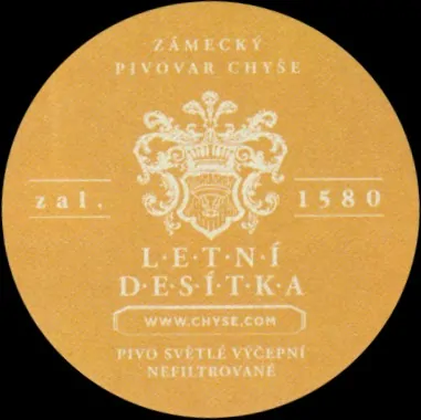 ZÁMECKÝ PIVOVAR CHÝŠE (serie 10ks) (PTMP-K-a)
