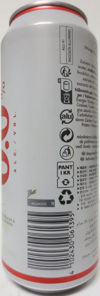 Bitburger 0,0% (50cl) (B/O) Nr.2 