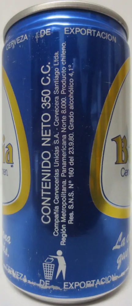Bavaria Cerveza tipo München. from CHILE (35,5cl) (T/O) Nr.1