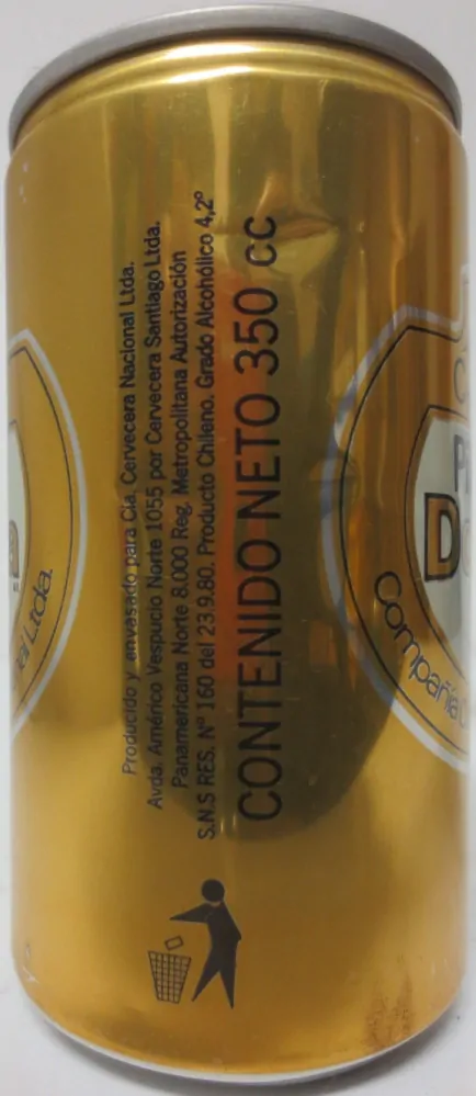 Dorada Pilsner Cerveza from CHILE (35cl) (T/O) Nr.1