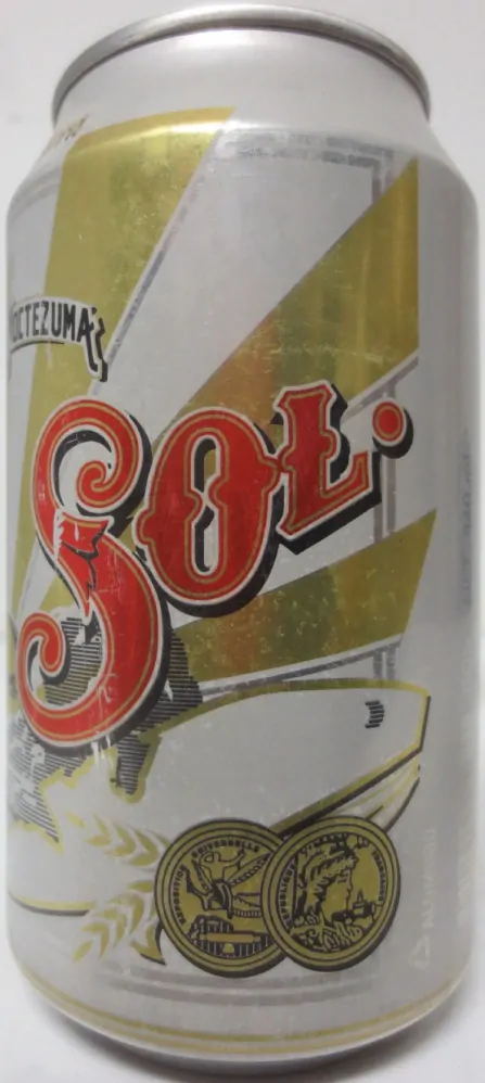 Sol CERVECERIA MOCTEZUMA from MEXICO (34cl) (T/O) Nr.1