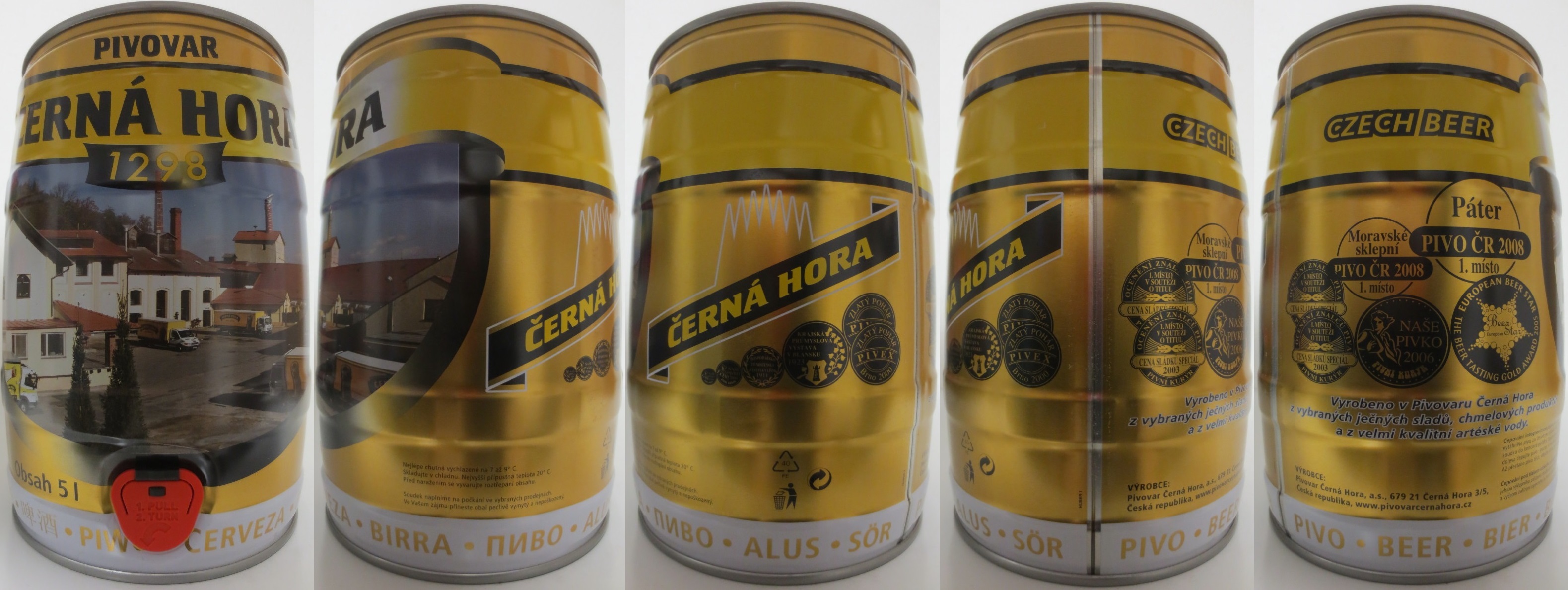 PIVOVAR ČERNÁ HORA 1298 (5L) č.1