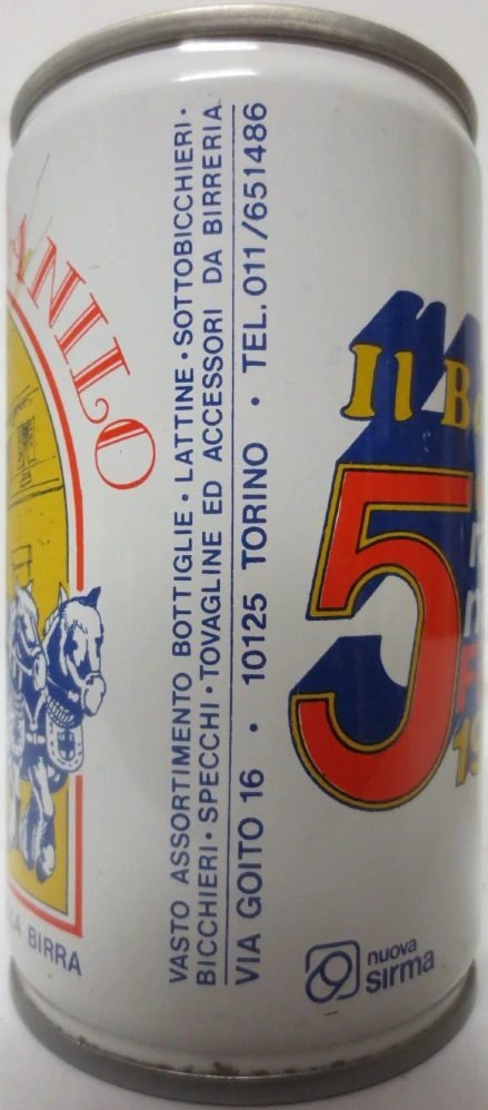 BIRROTECA DANILO Il Barattolo 5. raduno nazionale Firenze 19.5.85 (33cl) (T/O) (CS) 