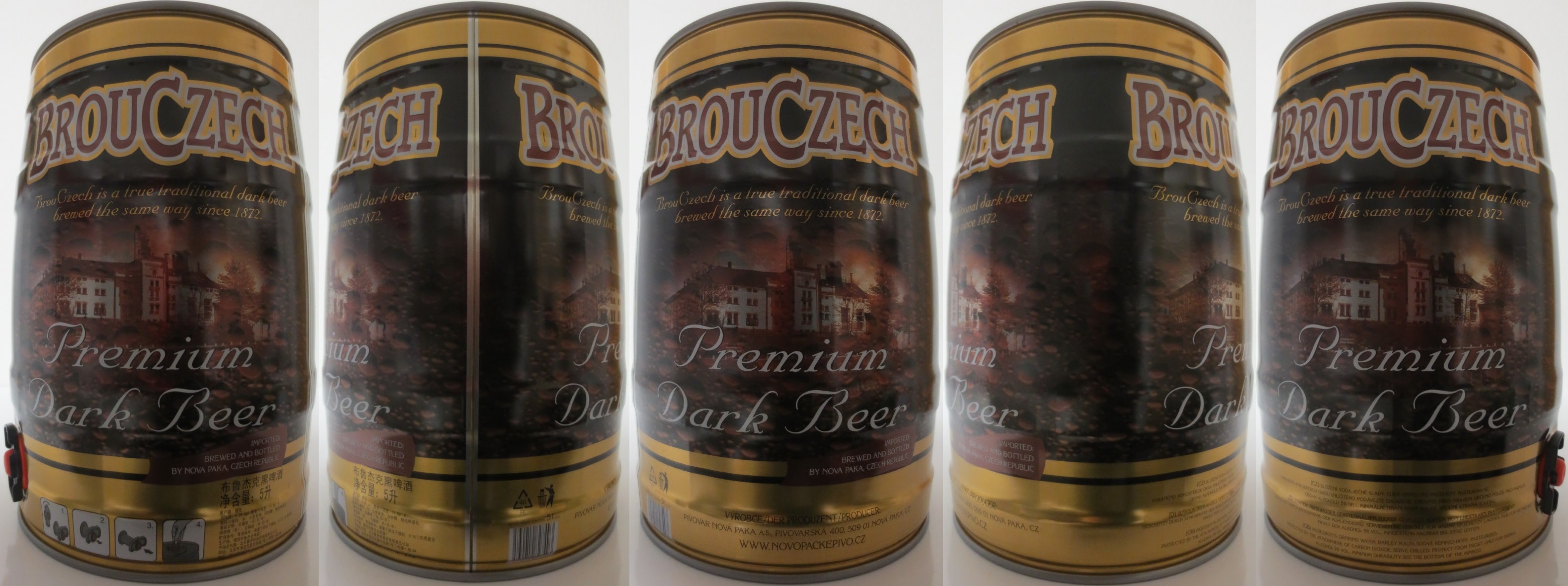 BROUCZECH Premium Dark Beer (5L) č.2d