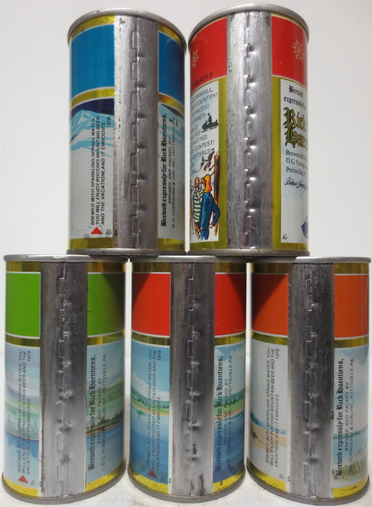 Pocono Mountain 5 cans set from USA (SS) (35,5cl) 