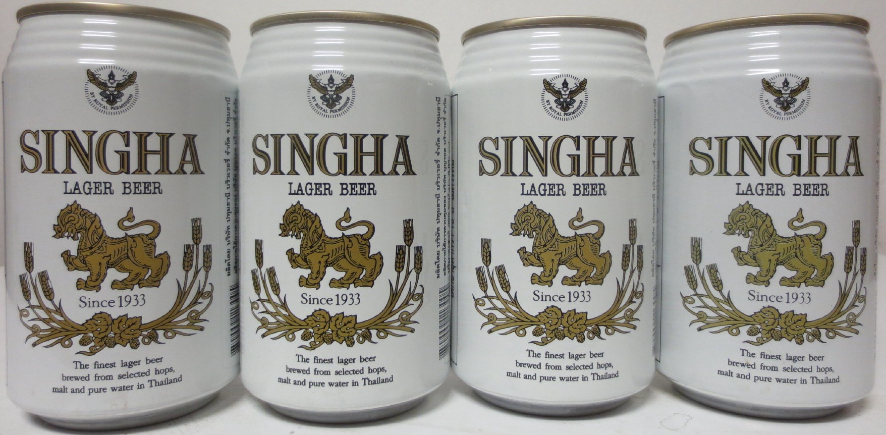 SINGHA TENIS cans set from THAILAND (4cans) (B/O) 