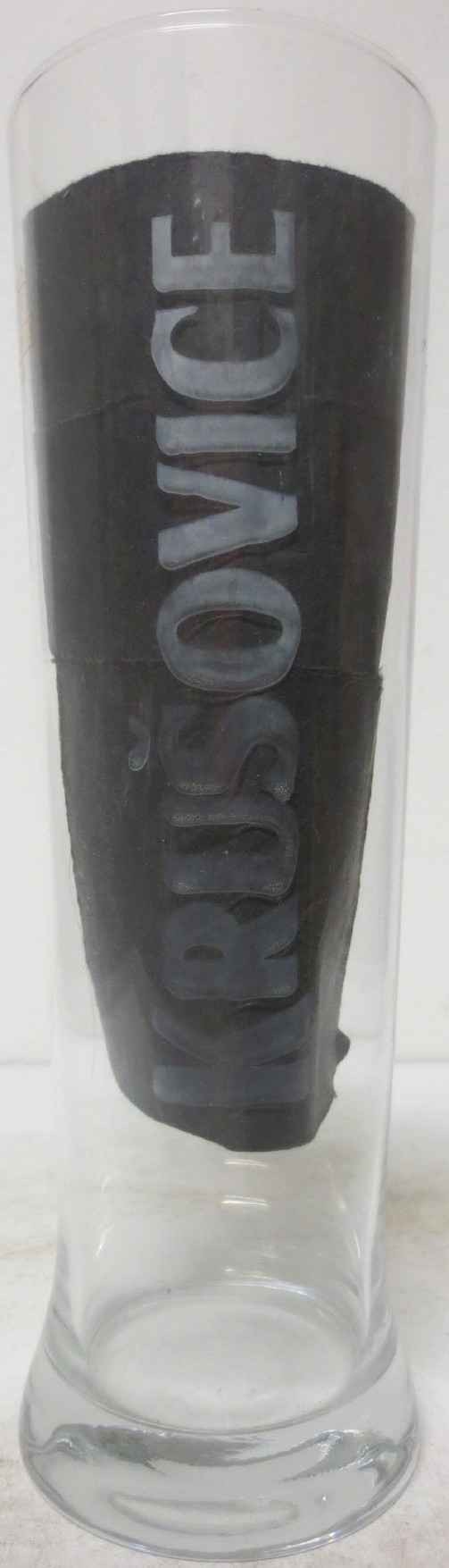 KRUŠOVICE KRÁLOVSKÝ PIVOVAR + litý nápis z druhé strany (0,5L) štuc vysoký 