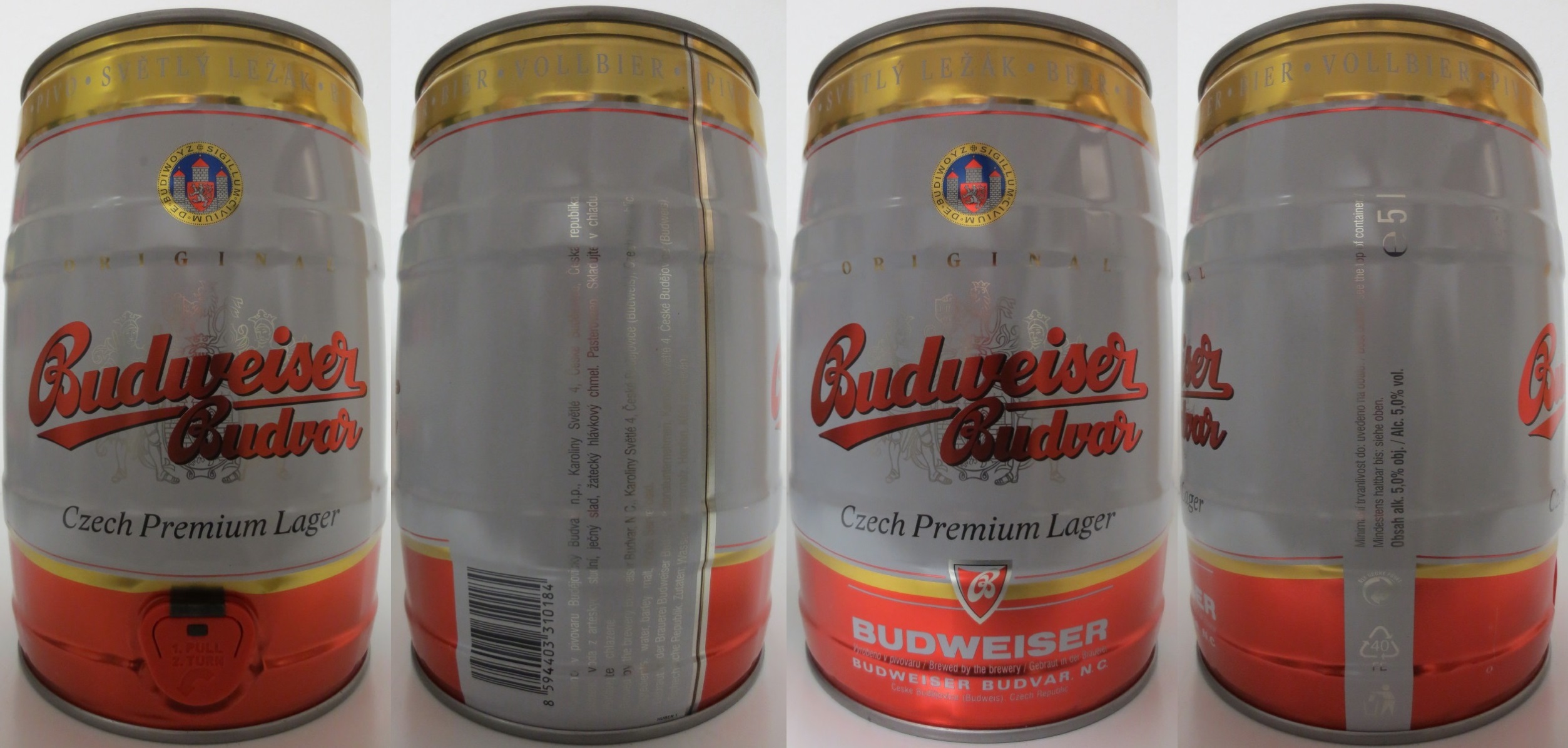 Budweiser Budvar Czech Premium Lager (5L) č.3