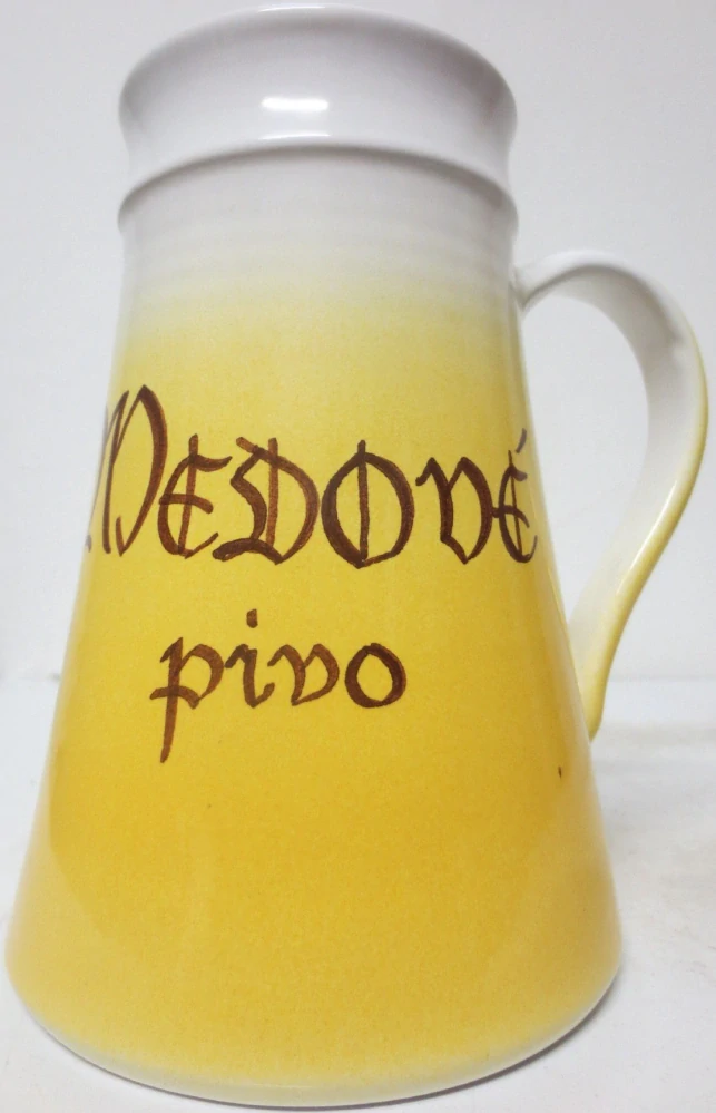 sentický Kvasar Medové pivo (0,5L) keramický korbel 