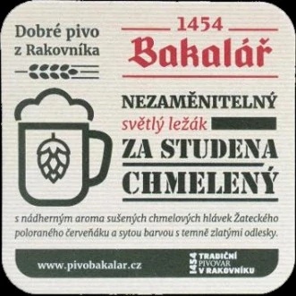 Baklář UNMISTAKABLE DRY HOPPED LAGER (PTEX-Č-ab)