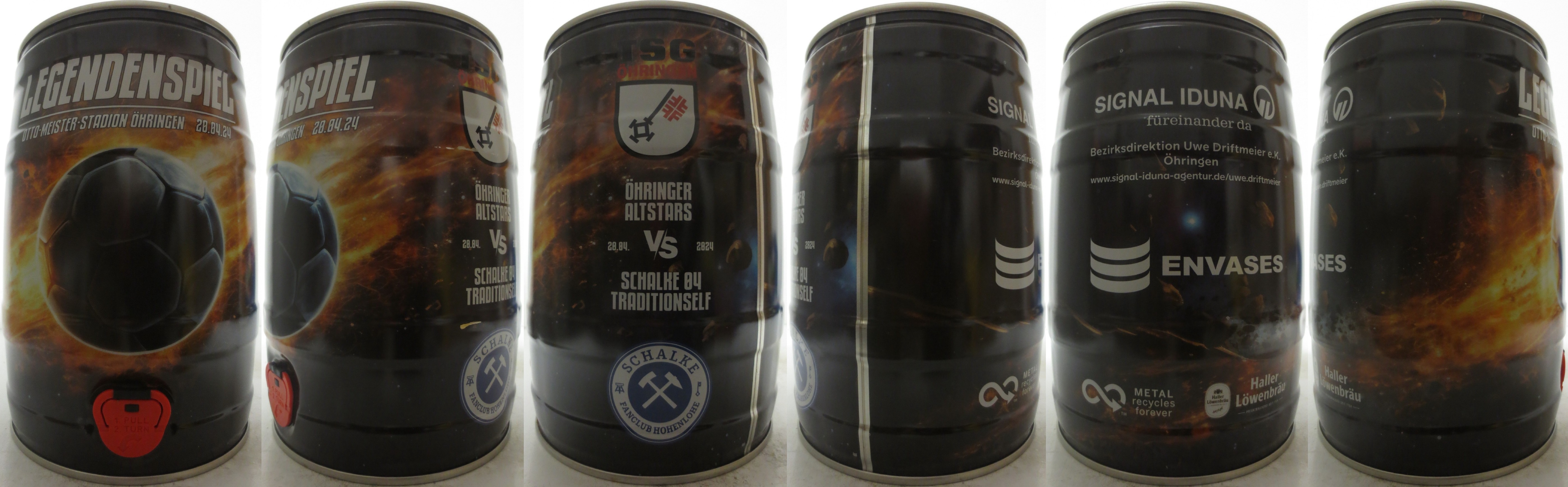 Haller Löwenbräu ENVASES LEGENDENSPIEL OTTO-MEISTER-STADIION ÖHRINGEN 20.04.2024 (5L) Nr.1