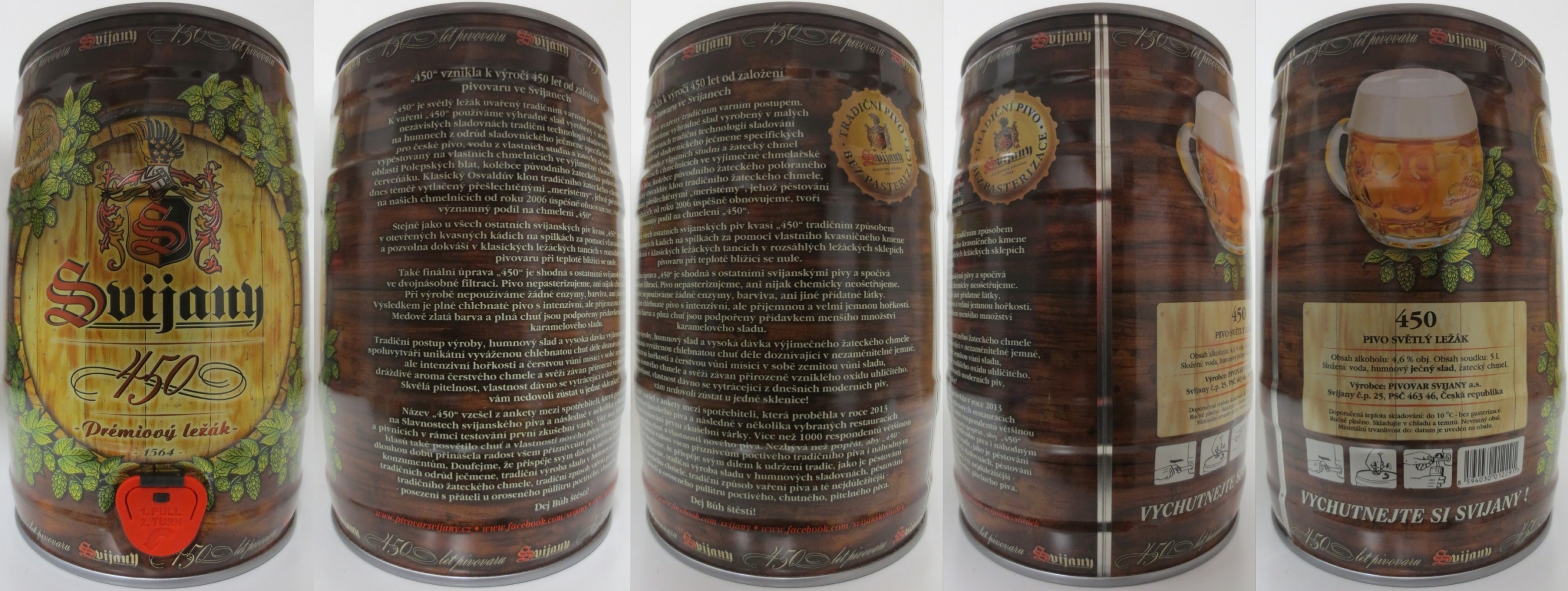 Svijany 450 - Premiový ležák - 1564 - (5L) č.1 