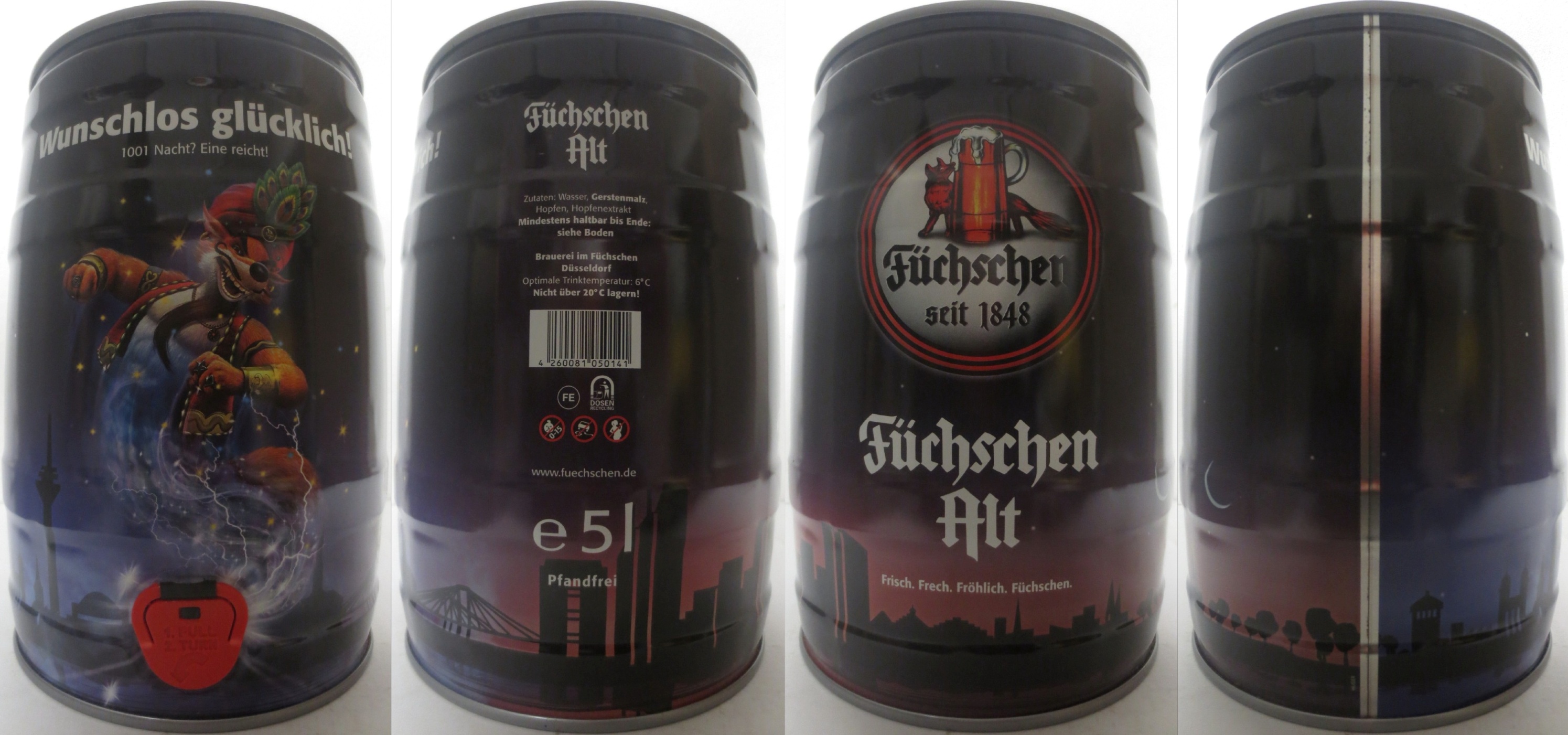 Füchschen Alt Wunschlos glücklich! 1001 Nacht? Eine reicht! (5L) Nr.1