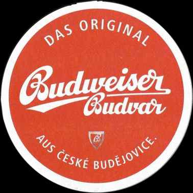 DAS ORIGINAL Budweiser Budwar AUS ČESKÉ BUDĚJOVICE (PTEX-Kab) 