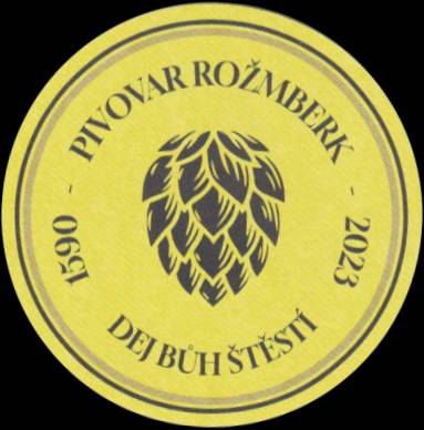 CRAFT BEER APA13 alk.5,5% obj. PIVOVAR ROŽMBERK 1590-2023 DEJ BŮH ŠTĚSTÍ (PTMP-K-ab)