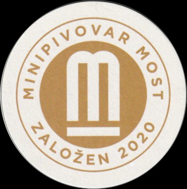 MINIPIVOVAR MOST ZALOŽENO 2020  CZECH HOUSE LA MAISON TCHÉQUE 2024 NA ČEPU V PAŘÍŽI (PTMP-K-ab) 