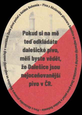 DALEŠICKÉ PIVO (oválný) č.2 (PTMP-S-ab) 